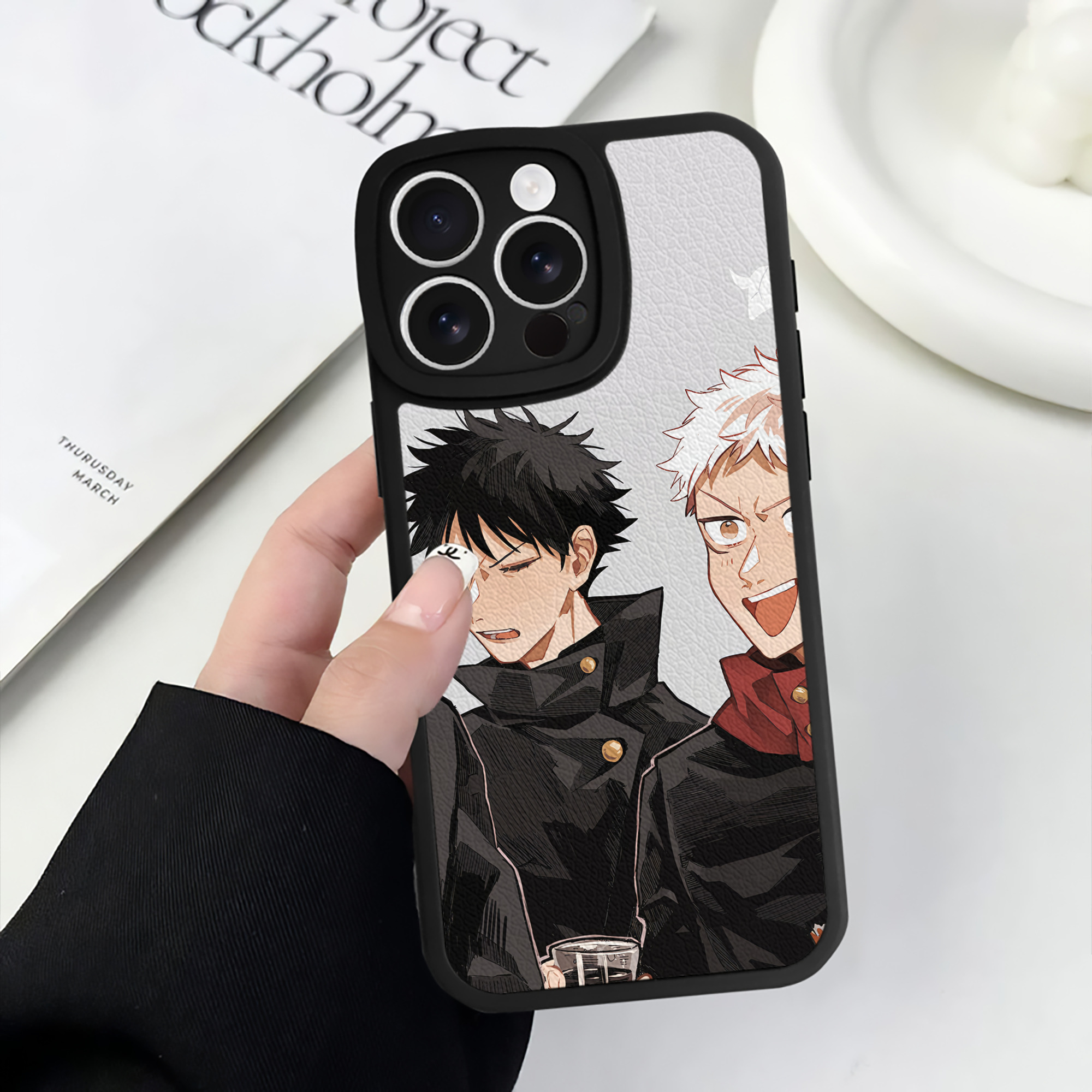 （画像用） SPY×FAMILY间谍家家酒 【iPhone 16シリーズ対応】シリコンスマホケース（レザー調） 材質：シリコン